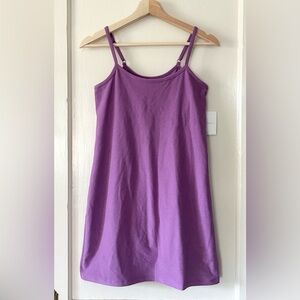 NWT‎ Beyond Yoga Spacedye Essence Dress Bright Iris Heather XS